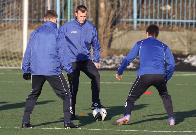 Football. Ruch Chorzow. Training. 05.09.2012