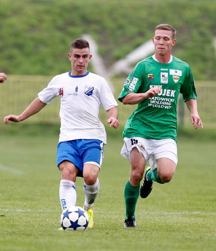 Football. I Liga. Rozwoj Katowice - MKS Kluczbork. 17.10.2015