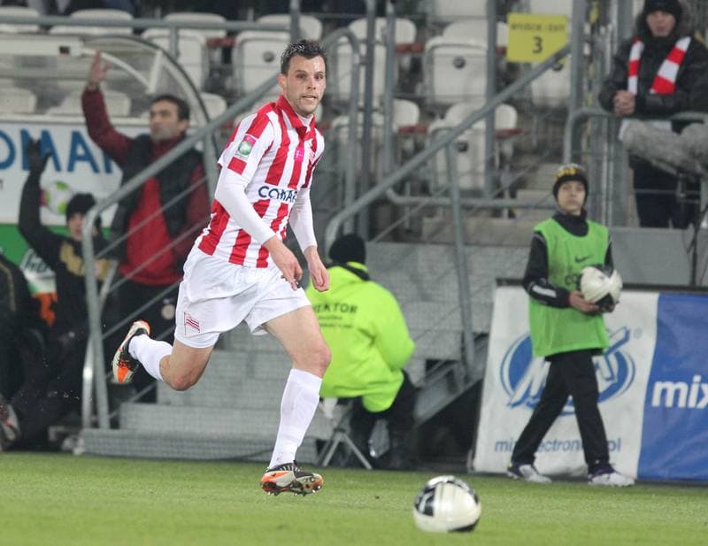 Football. T-Mobile Ekstraklasa. Cracovia Krakow - Zaglebie Lubin. 02.03.2012