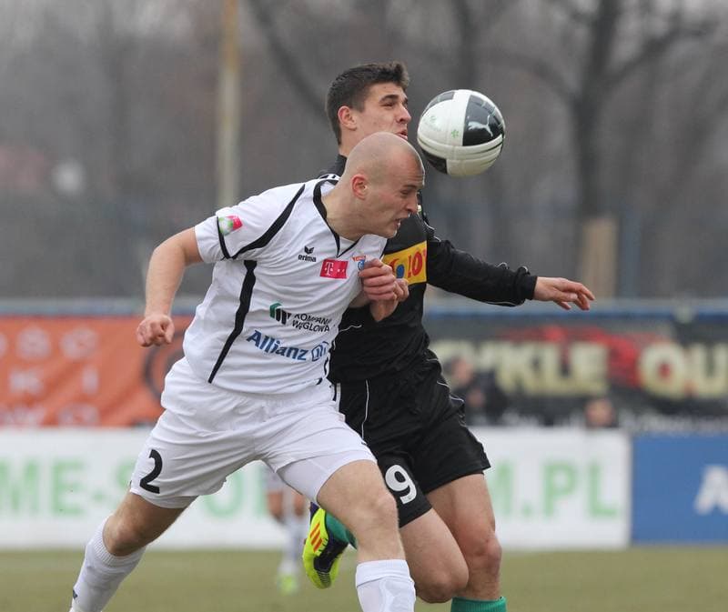 Football. T-Mobile Ekstraklasa. Gornik Zabrze - Lechia Gdansk. 10.03.2012