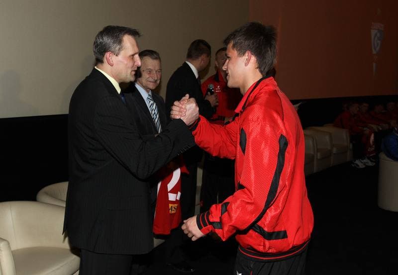 Football. Gornik Zabrze. Presentation. 22.02.2011