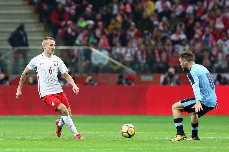 Football. International Friendly. Poland - Uruguay. 10.11.2017