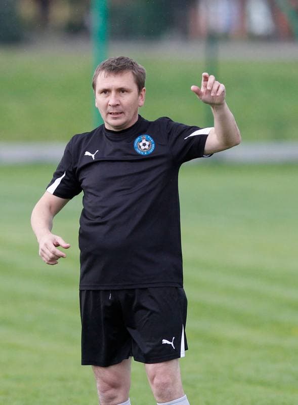 Football. Puchar Polski. Strazak Mikolow - Reprezentacja Slaska Oldboyow. 09.09.2014