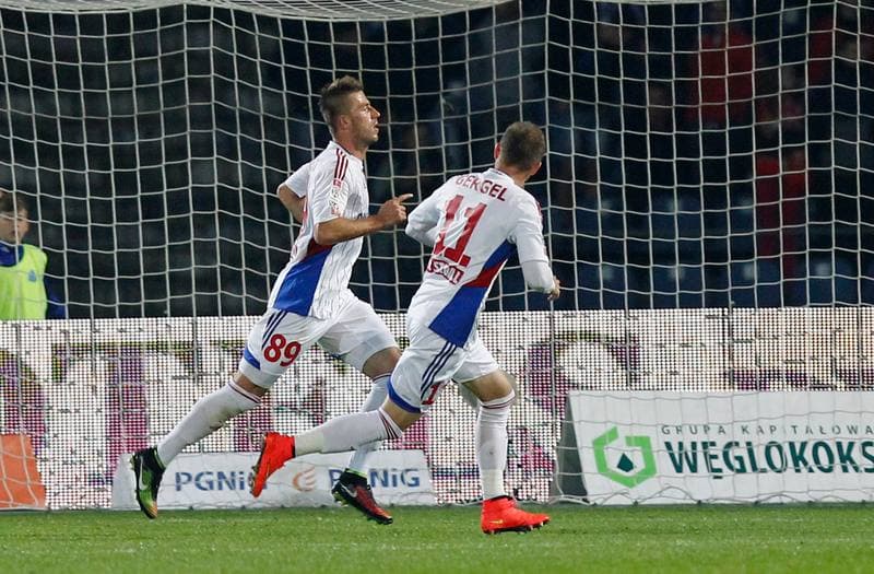 Football. T-Mobile Ekstraklasa. Ruch Chorzow - Gornik Zabrze. 04.10.2014