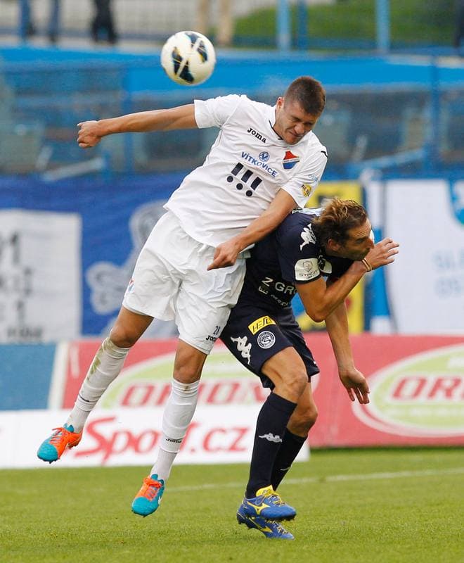 Football. FACR Cup. Banik Ostrava - 1 FC Slovacko. 08.10.2014
