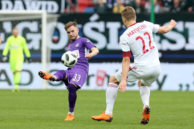 Football. Lotto Ekstraklasa. Gornik Zabrze - Sandecja Nowy Sacz. 31.03.2018