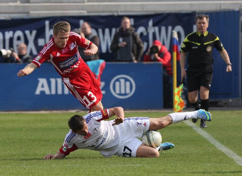 Football. T-Mobile Ekstraklasa. Gornik Zabrze - Podbeskidzie Bielsko-Biala. 27.04.2012