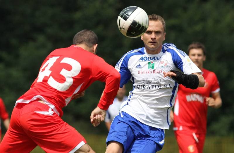 Football. Sparing. Widzew Lodz - Podbeskidzie Bielsko-Biala. 19.07.2011