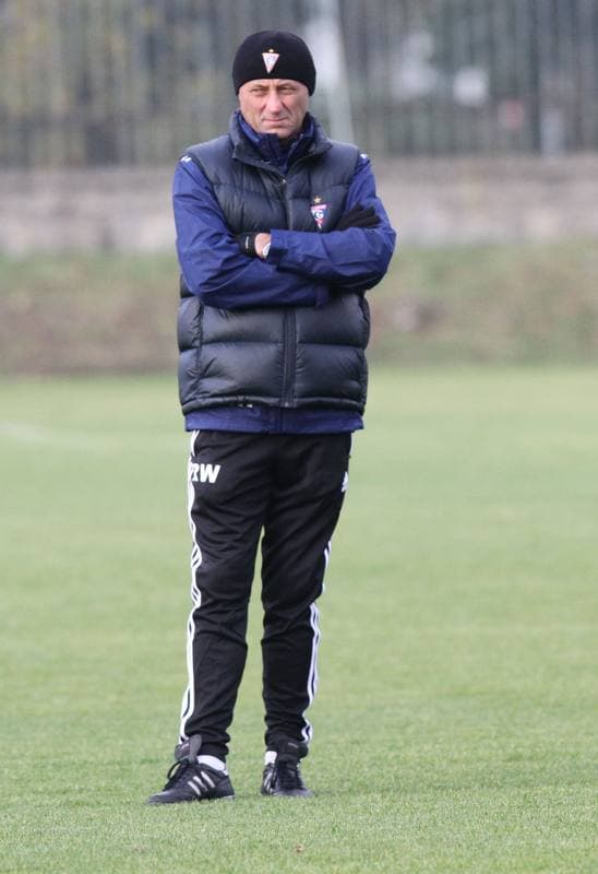 Football. Gornik Zabrze. Training. 07.01.2016