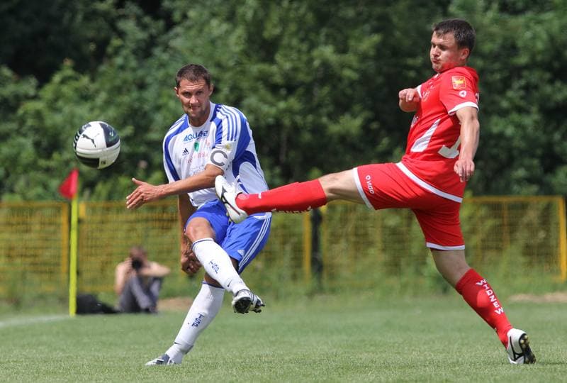 Football. Sparing. Widzew Lodz - Podbeskidzie Bielsko-Biala. 19.07.2011