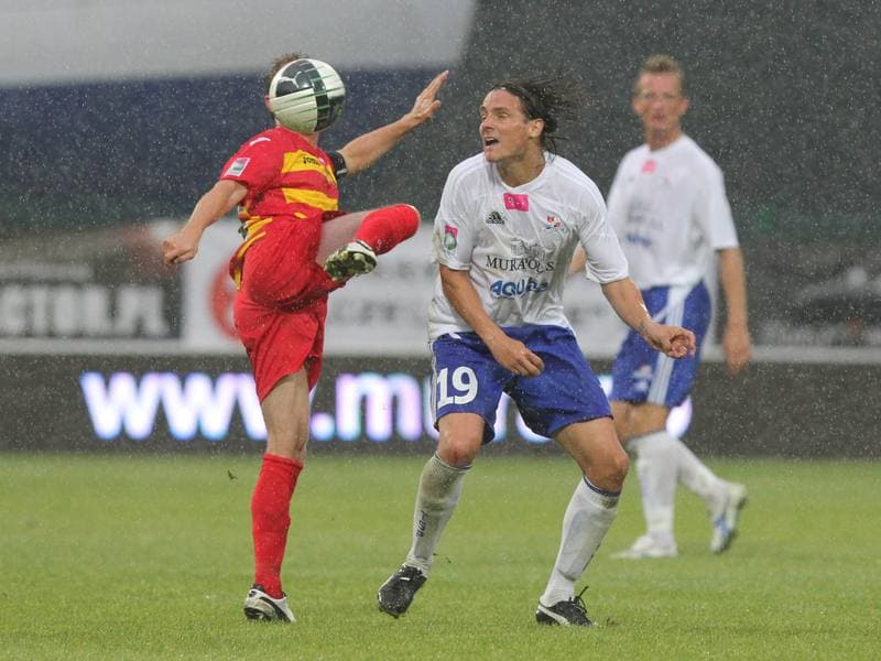 Football. T-Mobile Ekstraklasa. Podbeskidzie Bielsko-Biala - Jagiellonia Bialystok. 01.08.2011