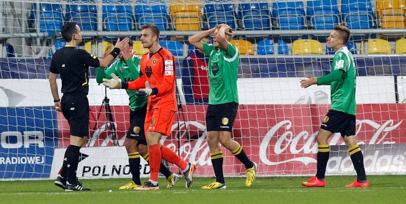 Football. I Liga. Arka Gdynia - GKS Katowice. 16.11.2014