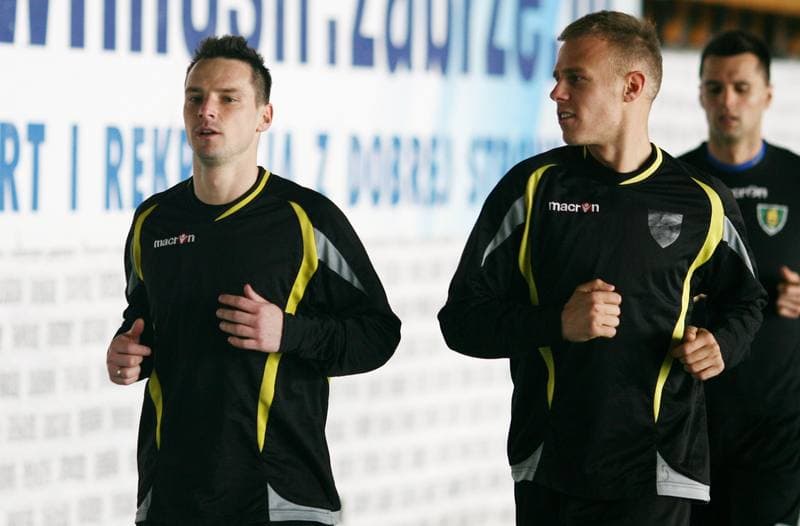 Football. GKS Katowice. Training. 19.01.2015