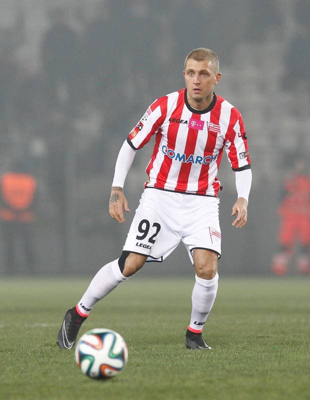 Football. T-Mobile Ekstraklasa. Cracovia Krakow - Jagiellonia Bialystok. 06.12.2014