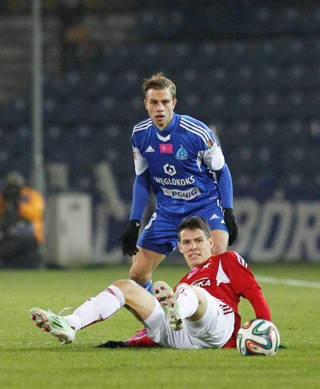 Football. T-Mobile Ekstraklasa. Ruch Chorzow - Wisla Krakow. 13.12.2014