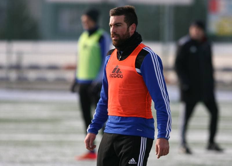 Football. Piast Gliwice. Training. 08.01.2015