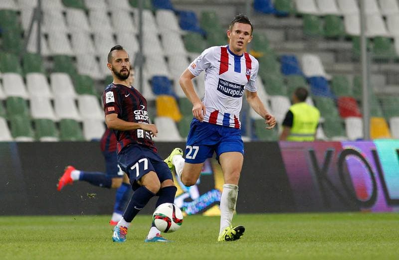Football. PKO BP Ekstraklasa. Podbeskidzie Bielsko Biala - Pogon Szczecin. 17.08.2015