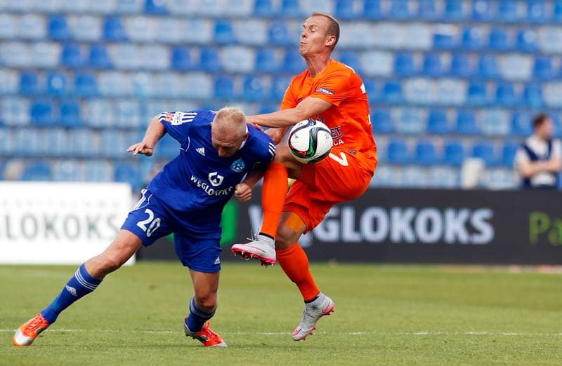 Football. PKO BP Ekstraklasa. Ruch Chorzow - Termalica Bruk-Bet Nieciecza. 22.08.2015