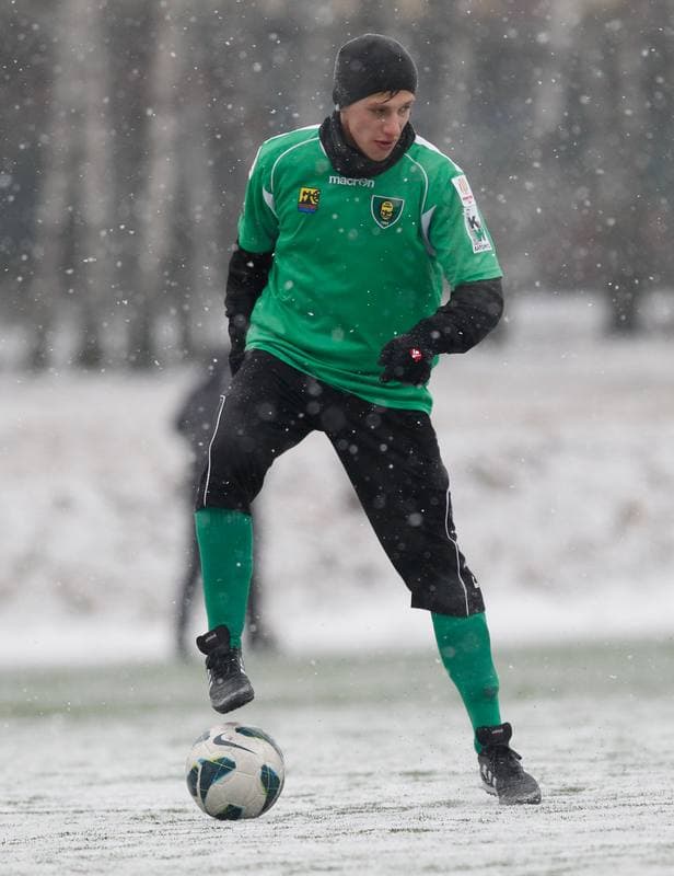 Football. Sparing. GKS Katowice - Gornik Leczna. 25.01.2014