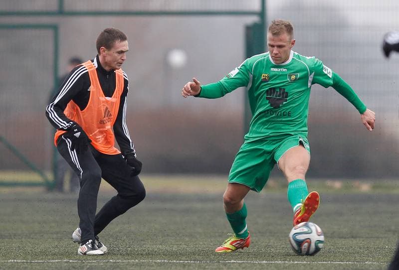 Football. Friendly Match. GKS Belchatow - GKS Katowice. 21.02.2015