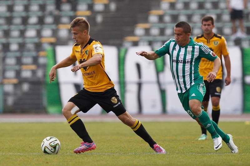 Football. I Liga. Olimpia Grudziadz - GKS Katowice. 11.10.2014