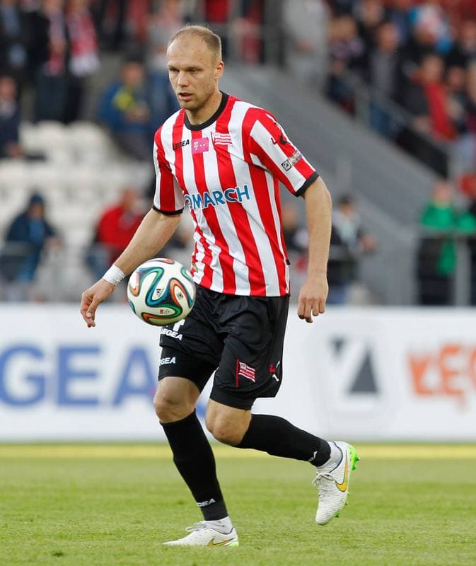 Football. T-Mobile Ekstraklasa. Cracovia Krakow - GKS Belchatow. 10.05.2015