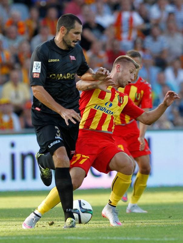 Football. PKO BP Ekstraklasa. Korona Kielce - Cracovia Krakow. 14.08.2015