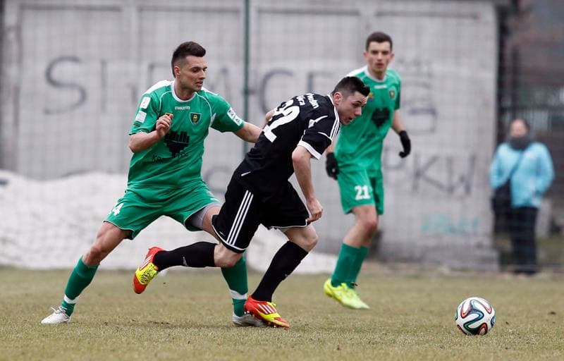 Football. Friendly Match. GKS Katowice - Nadwislan Gora. 28.02.2015