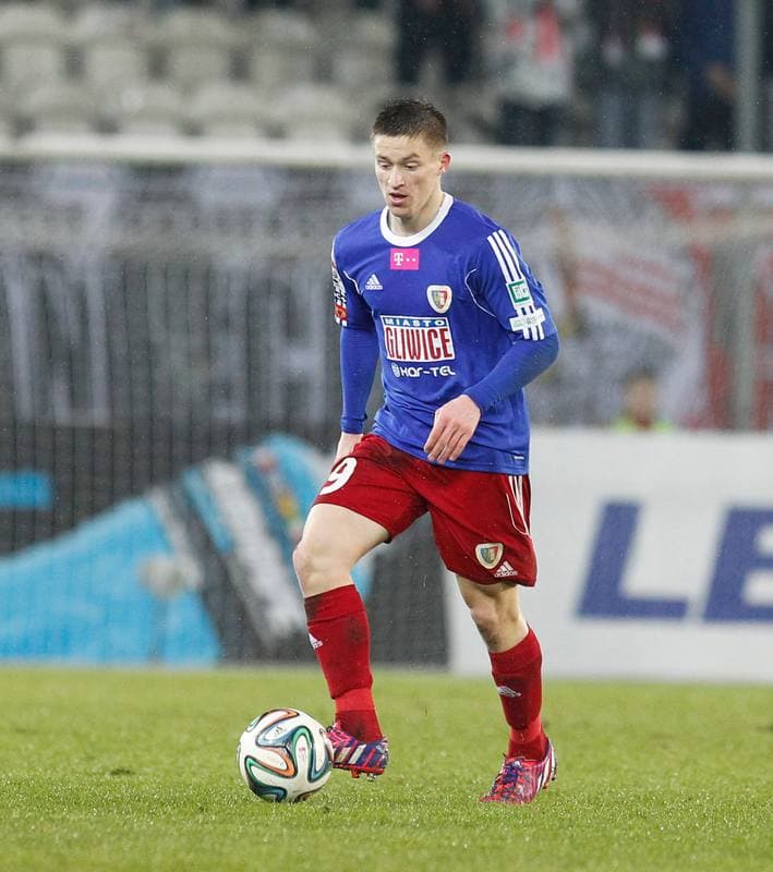 Football. T-Mobile Ekstraklasa. Cracovia Krakow - Piast Gliwice. 13.03.2015