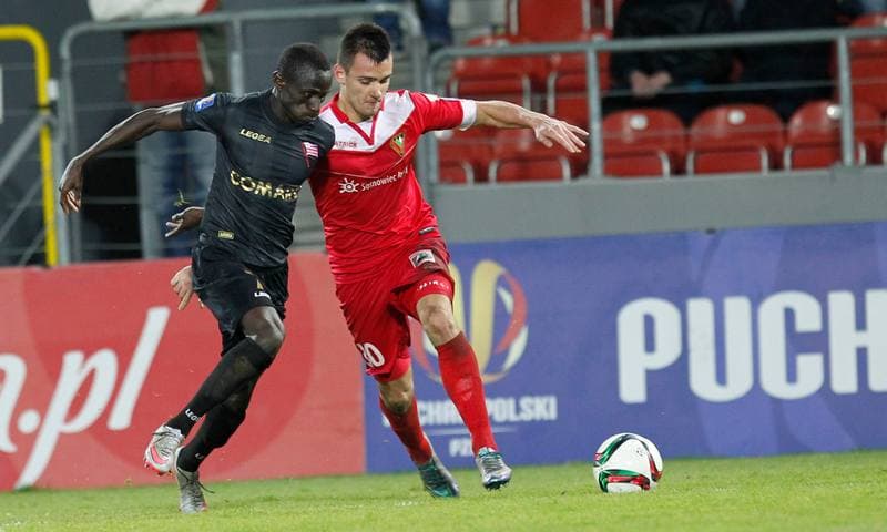 Football. Polish Cup. Cracovia Krakow - Zaglebie Sosnowiec. 19.11.2015