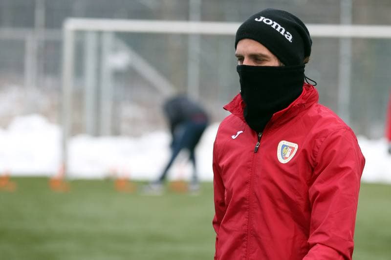 Football. Piast Gliwice. Training. 02.02.2017