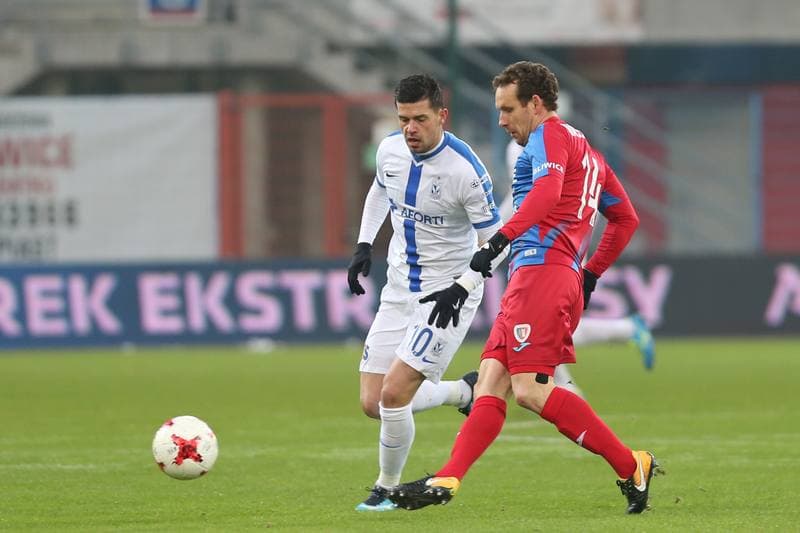 Football. Lotto Ekstraklasa. Piast Gliwice - Lech Poznan. 03.12.2017