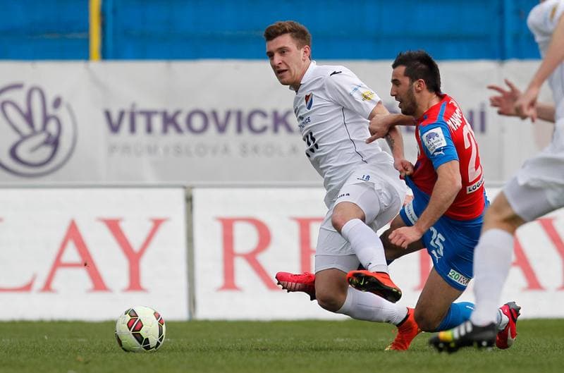 Football. SYNOT Liga. Banik Ostrava - Viktoria Plzen. 05.04.2015