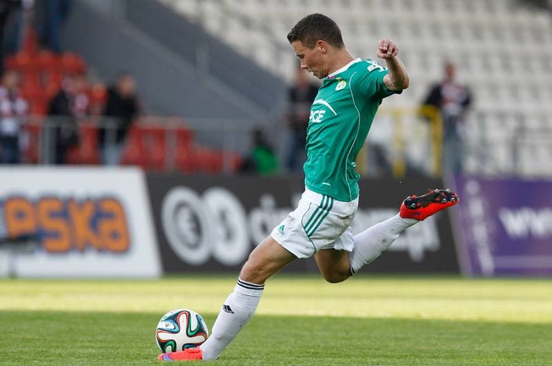 Football. T-Mobile Ekstraklasa. Cracovia Krakow - GKS Belchatow. 10.05.2015
