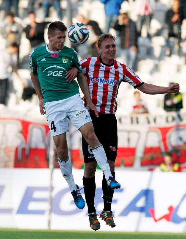 Football. T-Mobile Ekstraklasa. Cracovia Krakow - GKS Belchatow. 10.05.2015