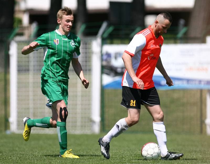 Football. III Liga Opolsko Slaska. Grunwald Ruda Slaska - Pniowek Pawlowice Slaskie. 16.05.2015