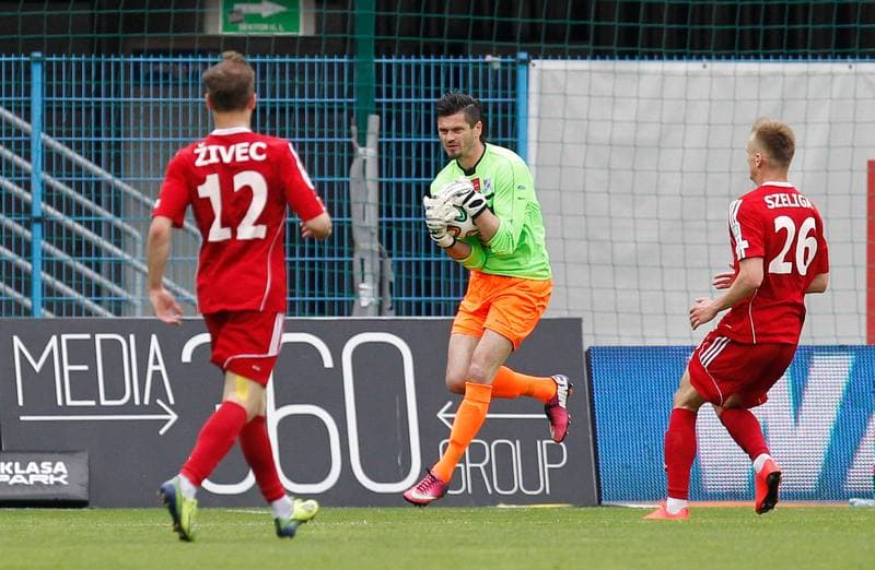Football. T-Mobile Ekstraklasa. Piast Gliwice - Podbeskidzie Bielsko Biala. 24.05.2015