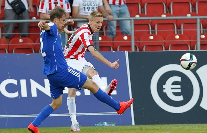 Football. T-Mobile Ekstraklasa. Cracovia Krakow - Piast Gliwice. 13.03.2015