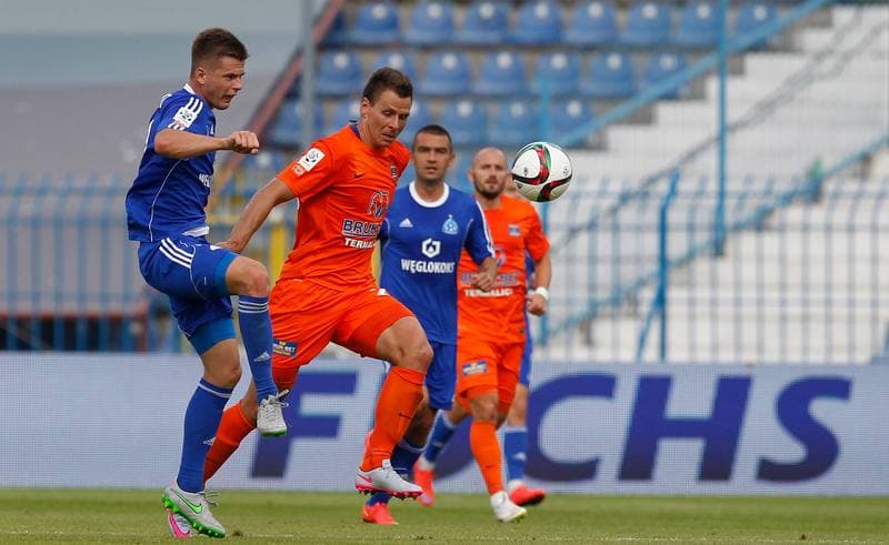 Football. PKO BP Ekstraklasa. Ruch Chorzow - Termalica Bruk-Bet Nieciecza. 22.08.2015