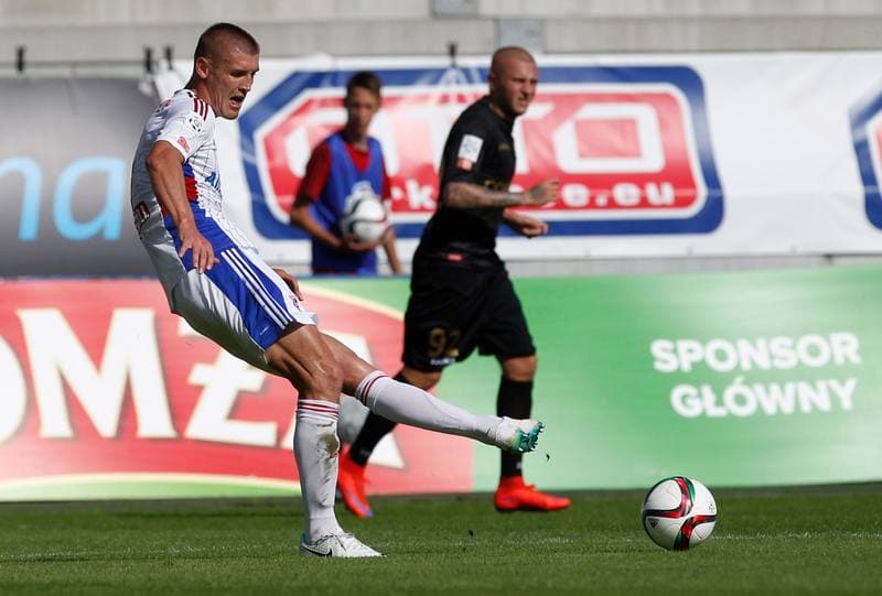 Football. T-Mobile Ekstraklasa. Gornik Zabrze - Cracovia Krakow. 21.07.2014