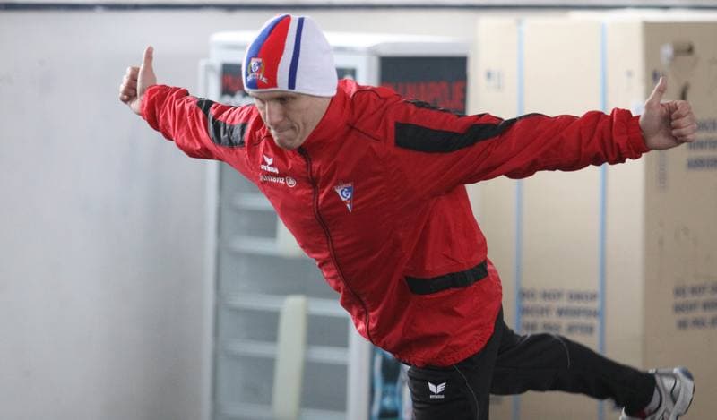 Football. Gornik Zabrze. Training. 11.01.2011