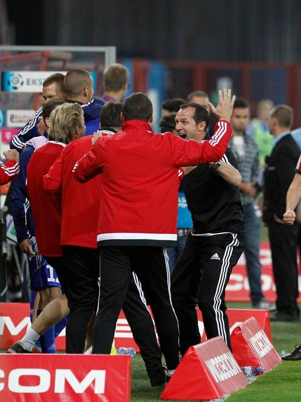 Football. T-Mobile Ekstraklasa. Piast Gliwice - Lechia Gdansk. 01.08.2014
