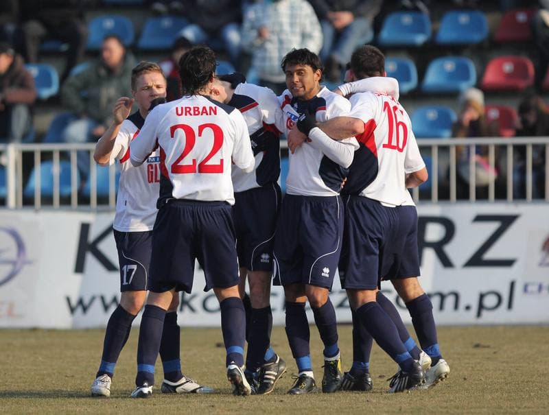 Football. I liga. Piast Gliwice - Odra Wodzislaw Slaski. 05.03.2011