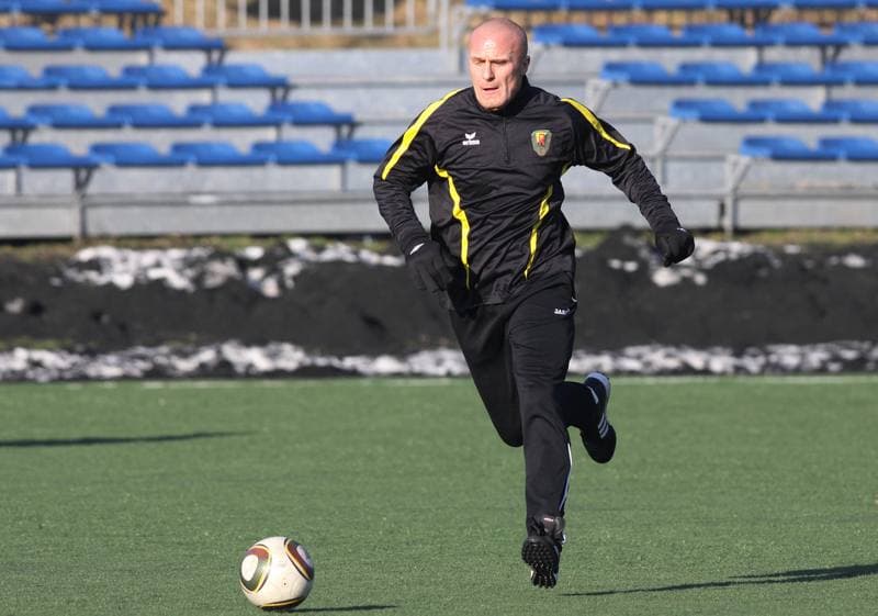 Football. Ruch Radzionkow. Training. 17.01.2011