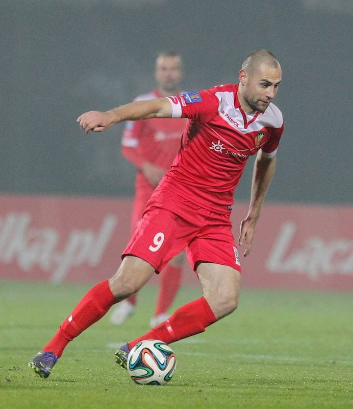 Football. Polish Cup. Zaglebie Sosnowiec - Cracovia Krakow. 27.10.2015