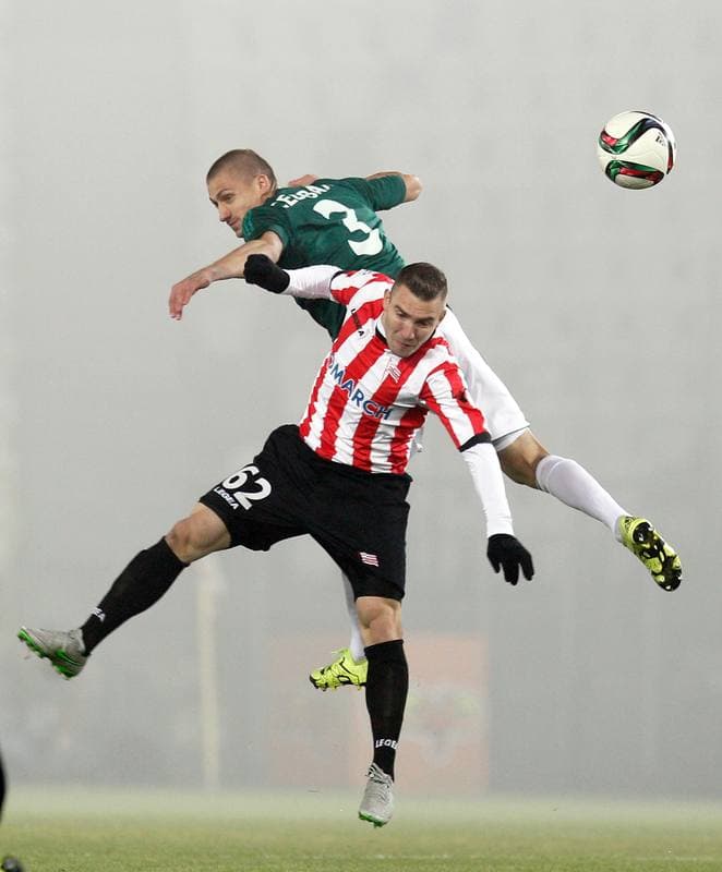 Football. T-Mobile Ekstraklasa. Cracovia Krakow - Slask Wroclaw. 02.03.2014