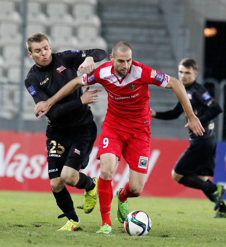 Football. Polish Cup. Cracovia Krakow - Zaglebie Sosnowiec. 19.11.2015