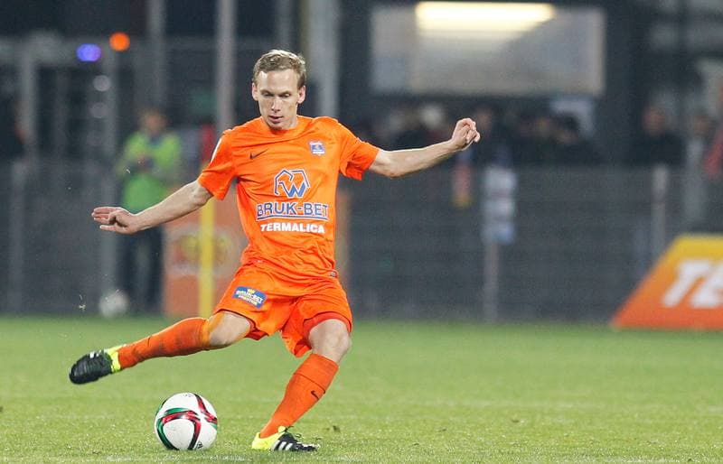 Football. PKO BP Ekstraklasa. Termalica Bruk-Bet Nieciecza - Piast Gliwice. 20.11.2015