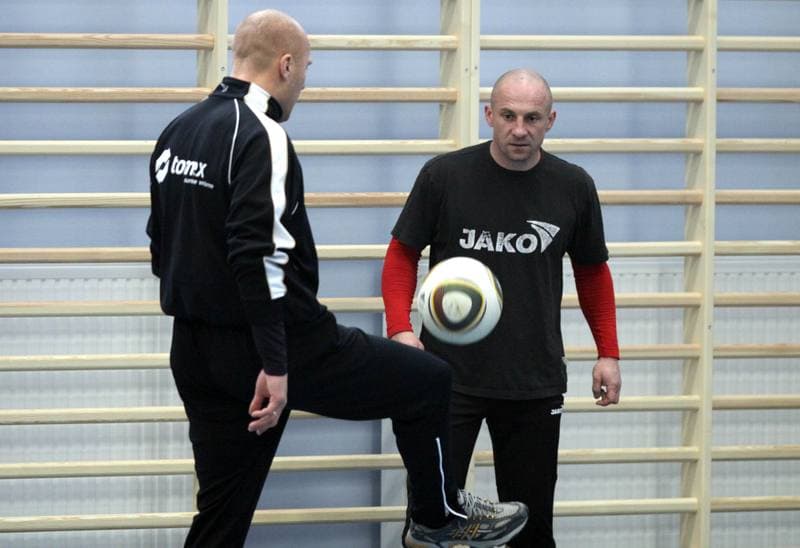 Football. Ruch Radzionkow. Training. 17.01.2011