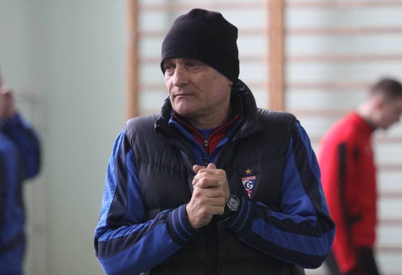 Football. Gornik Zabrze. Training. 11.01.2011